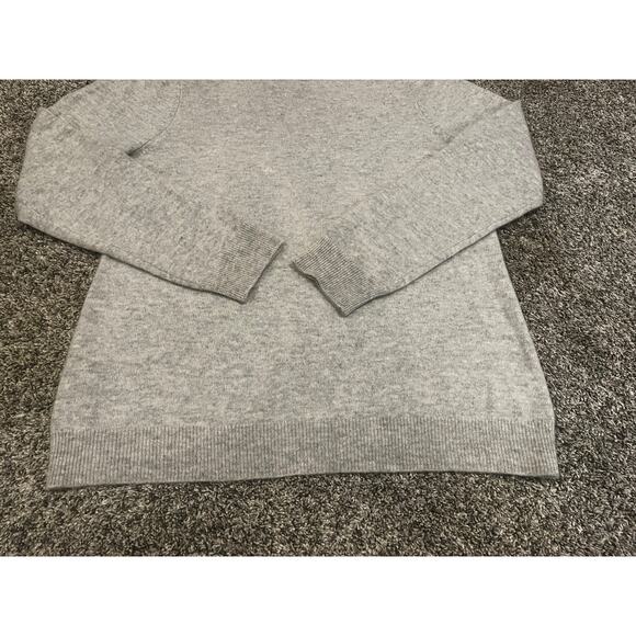 Charter Club 100% Cashmere Long Sleeve Crew Neck Pullover Sweater Gray Womens XL - Picture 2 of 8